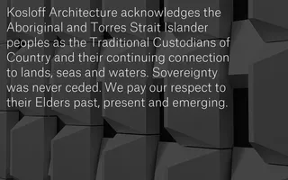 Kosloff Architecture homepage website preview