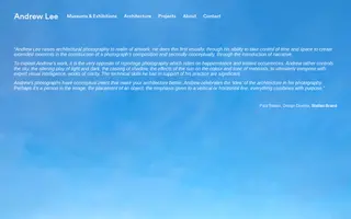 Andrew Lee homepage website preview