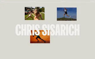 Chris Sisarich homepage website preview