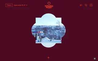 Nordiska Museet homepage website preview