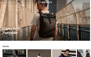 Stubble & Co homepage website preview