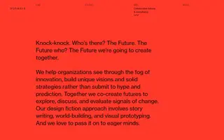 Normals homepage website preview