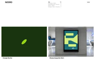 Noord homepage website preview