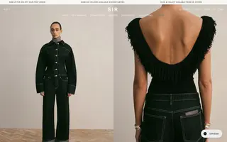 SIR. homepage website preview