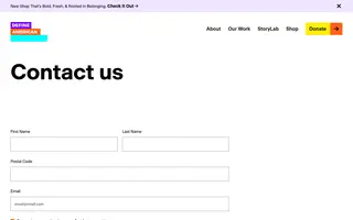 Define American homepage website preview