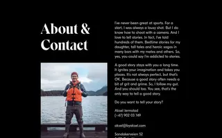 byAksel homepage website preview