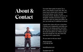 byAksel homepage website preview
