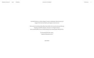 Anoushka Evdokimov homepage website preview