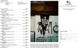 Club d'Histoire Locale homepage website preview