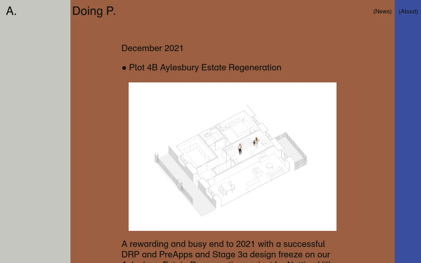 Architecture Doing Place Blog / Article desktop website screenshot