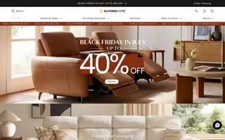 AlivingHome homepage website preview
