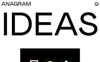 Anagram homepage website preview