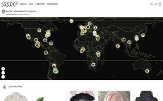 MAFF homepage website preview