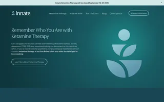 Innate homepage website preview