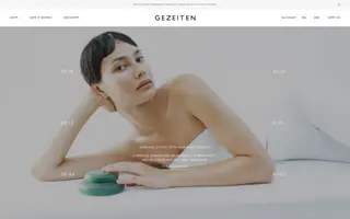 Gezeiten homepage website preview