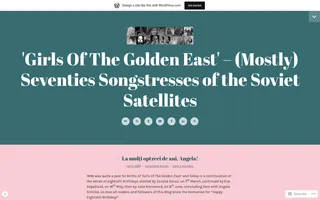 Girls Of The Golden East homepage website preview