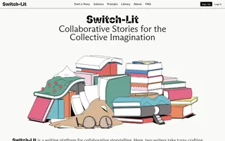 Switch-Lit homepage website preview