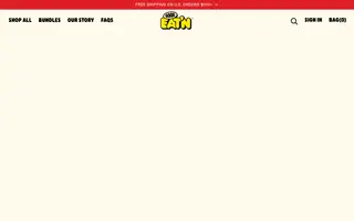 Good Eat’n homepage website preview