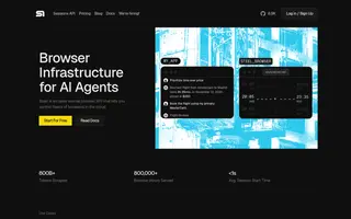 Steel homepage website preview