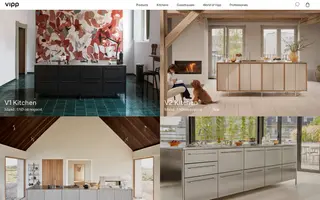 Vipp homepage website preview