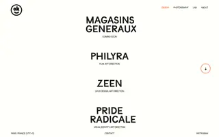 Ornella Ketchangue homepage website preview
