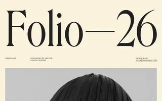 Thibaud Allie homepage website preview