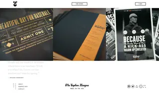 Eephus League homepage website preview