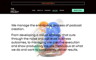 The Peers Project homepage website preview