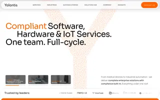 Yalantis homepage website preview
