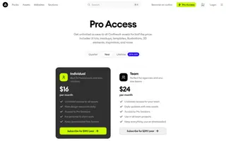Craftwork homepage website preview
