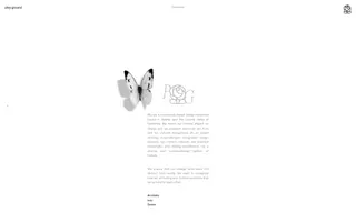 Pleyground homepage website preview