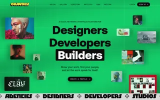 OKAY DEV homepage website preview