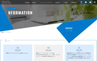 Vocation Consulting homepage website preview