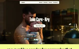 Noerd homepage website preview