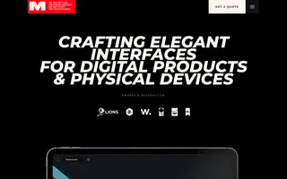 Mate and Mate homepage website preview