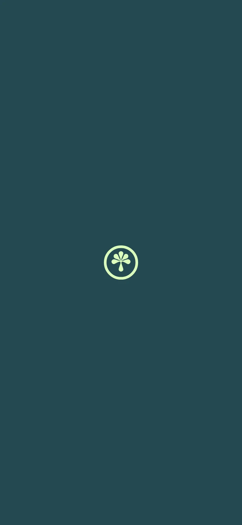 The mobile version shows a simplified view, primarily displaying a dark teal background with the Treebytree circular logo centered in the middle of the screen. The complex layout and hero imagery from the desktop version are not visible in this mobile view.