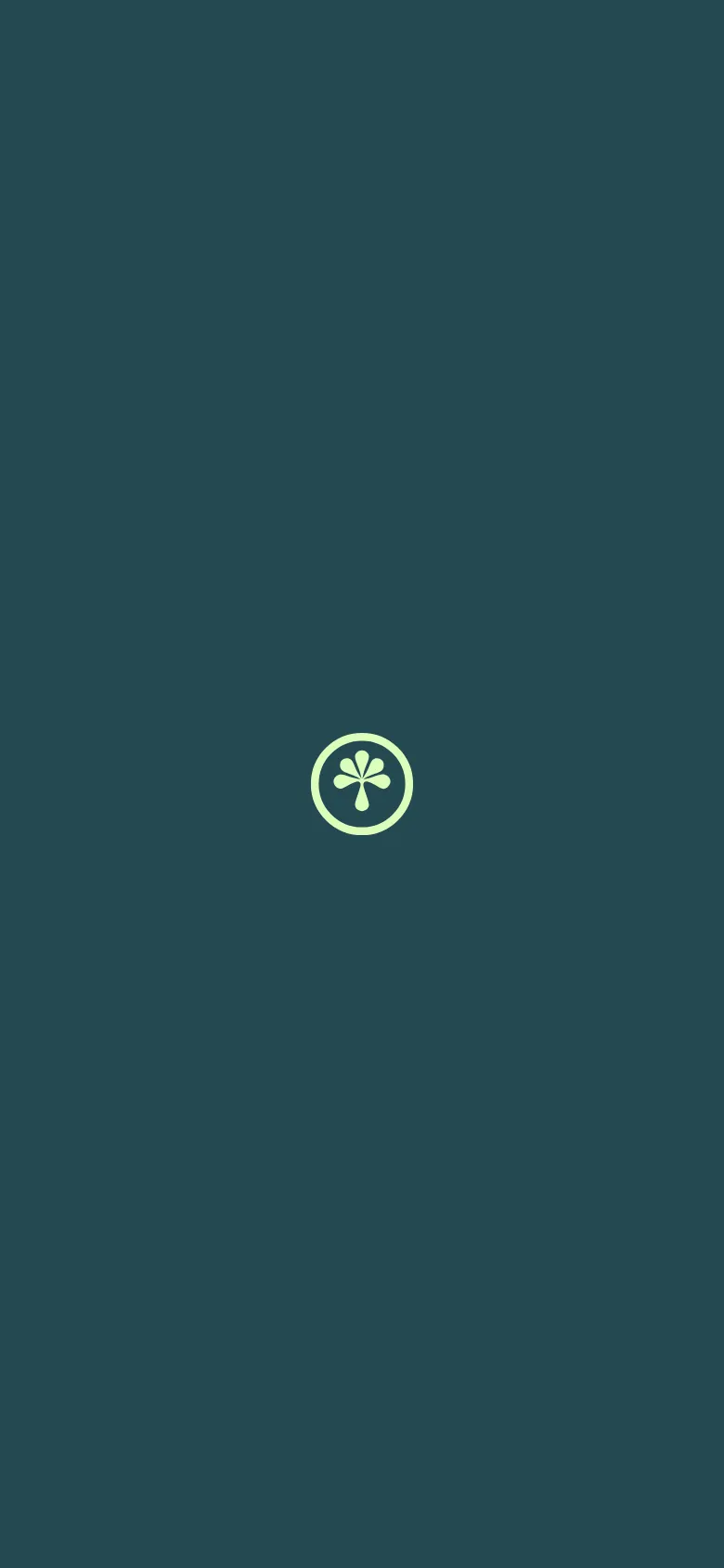 The mobile version shows a simplified view, primarily displaying a dark teal background with the Treebytree circular logo centered in the middle of the screen. The complex layout and hero imagery from the desktop version are not visible in this mobile view.