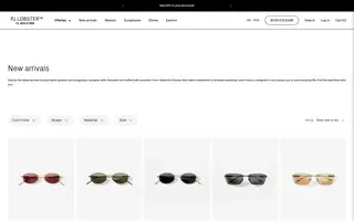 PJ.LOBSTER™ homepage website preview