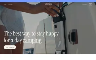 Junedays homepage website preview