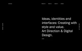 Studieau homepage website preview