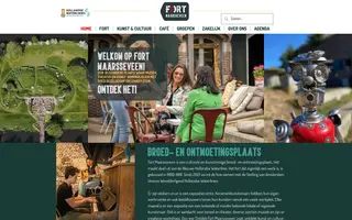 Fort Maarsseveen homepage website preview