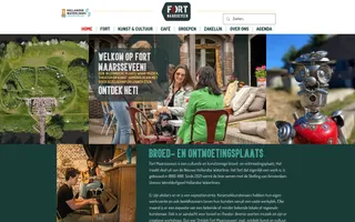 Fort Maarsseveen homepage website preview
