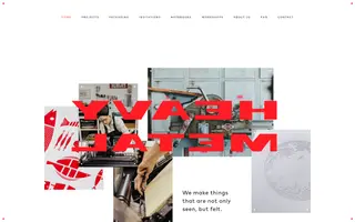The Hungry Workshop homepage website preview