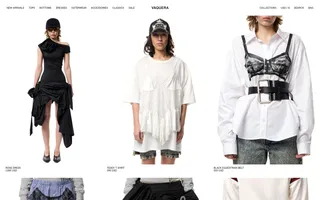 Vaquera homepage website preview