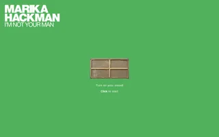 Not Your Man homepage website preview