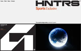 Graphic Hunters homepage website preview