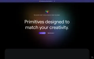 Dynaboard homepage website preview