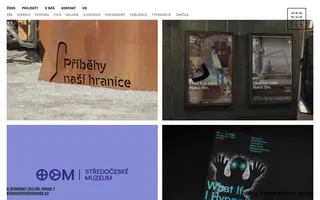 Studio Divize homepage website preview