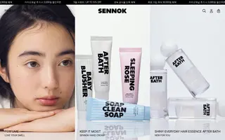 Sennok homepage website preview
