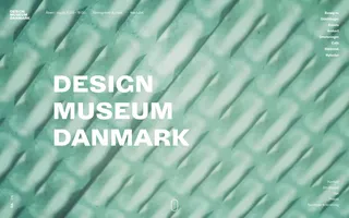Designmuseum homepage website preview